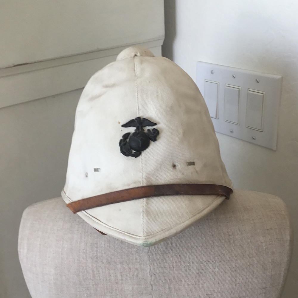 Antique Pith summer helmet made in England